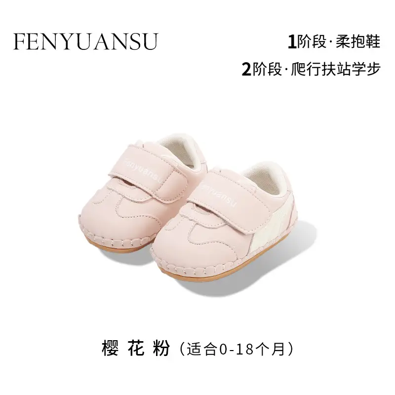 New 0 to 1 Year Old Baby Shoes Soft Sole Baby Toddler Shoes for Men 6-8-12 Months Infants and Girls Spring & Fall Models