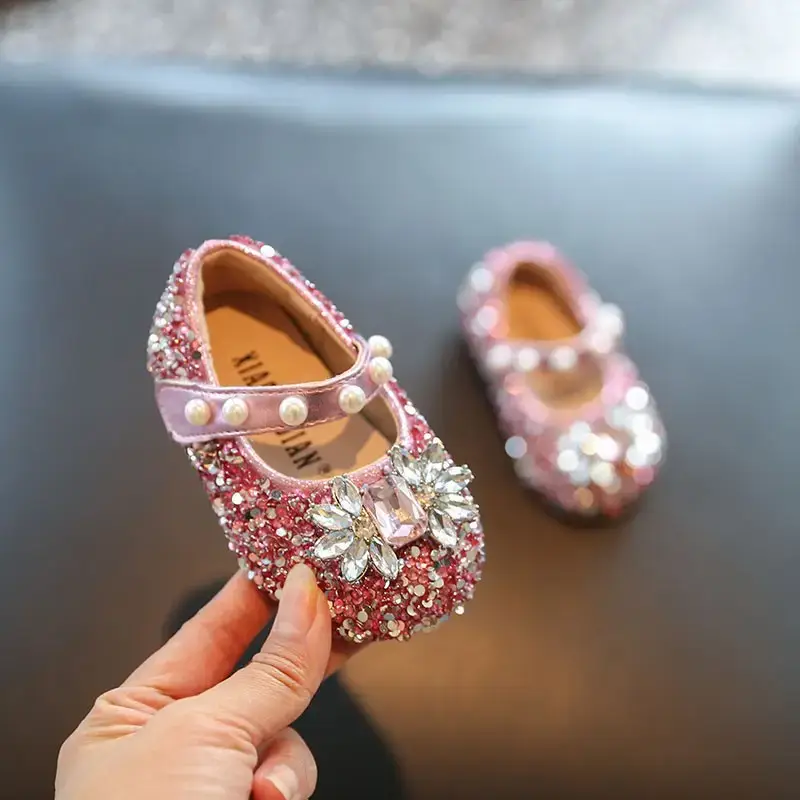 Bright Diamond Baby Flats for Girls 3Yr Old - Image 2
