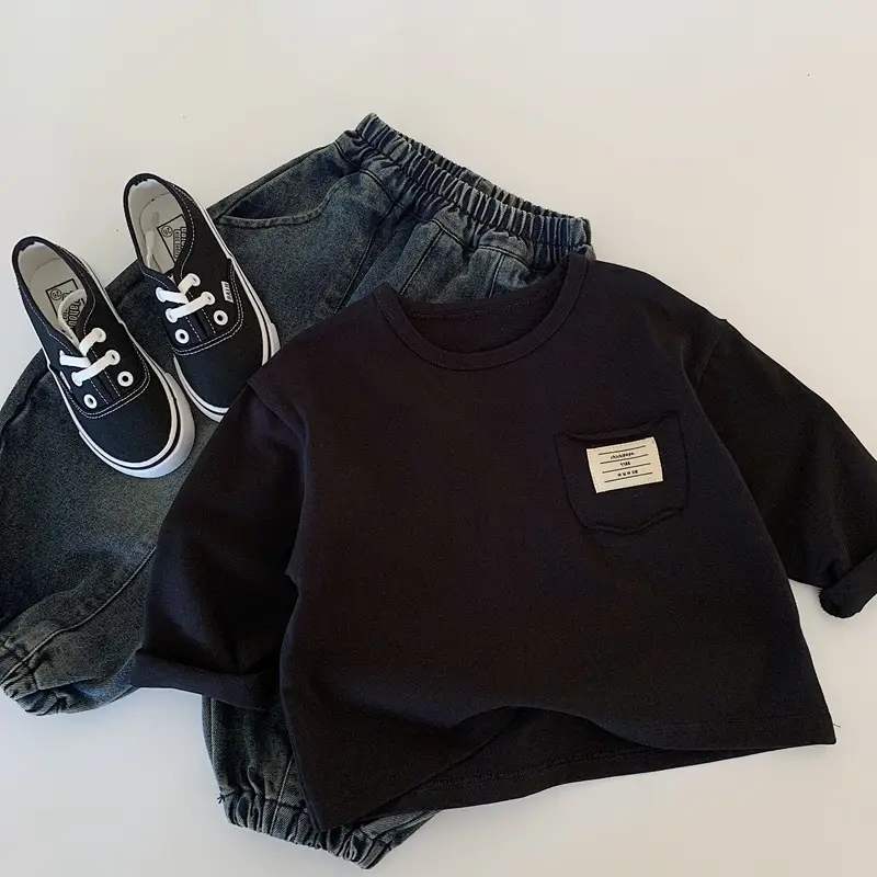 Boys Long Sleeve T-Shirt Cream 2025 — feature 6