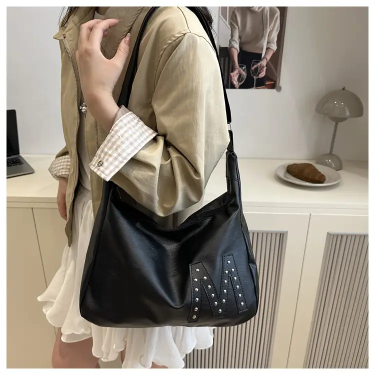 Vintage Green Leather Shoulder Bag for Women 2025 — feature 30