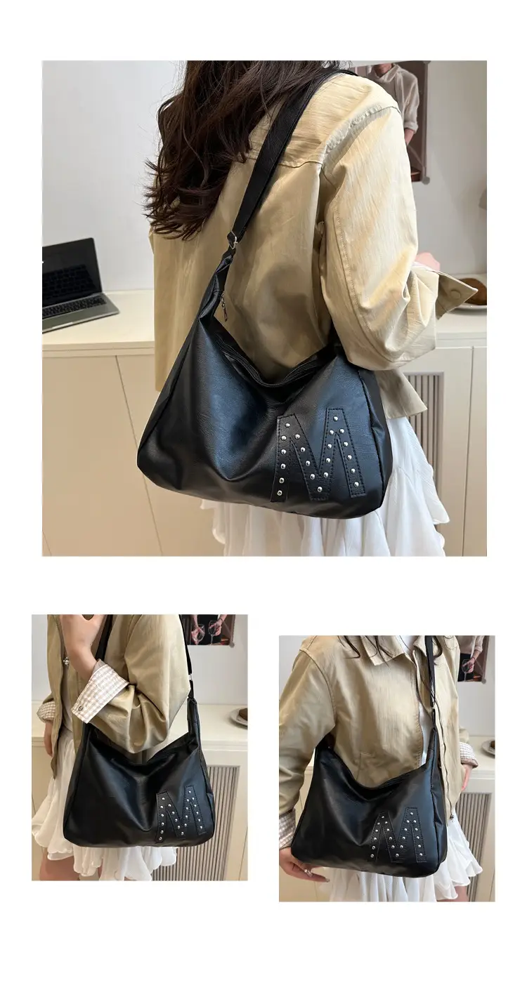 Vintage Green Leather Shoulder Bag for Women 2025 — feature 9