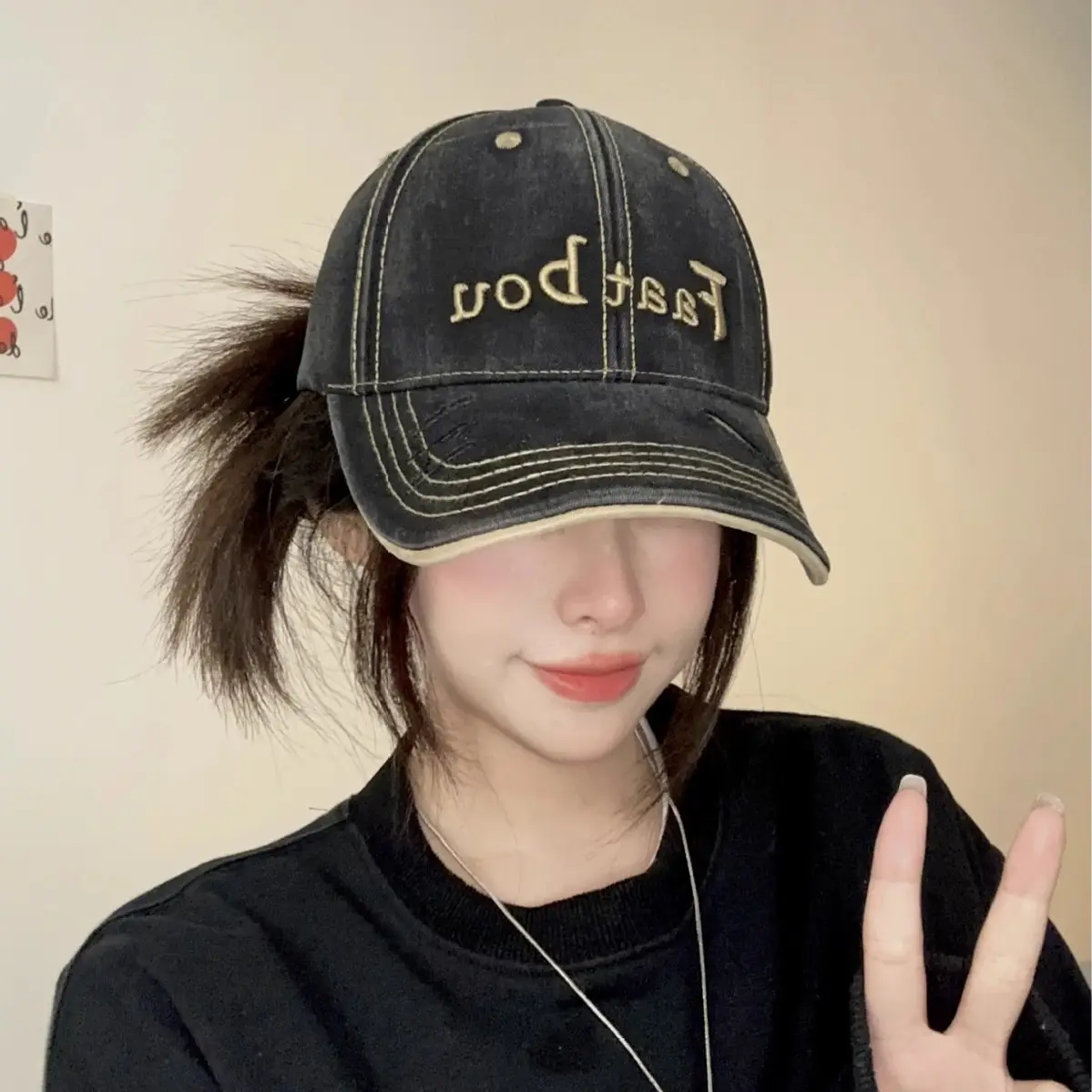 2026 Unisex Embroidered Baseball Cap with Wide Brim - Image 10