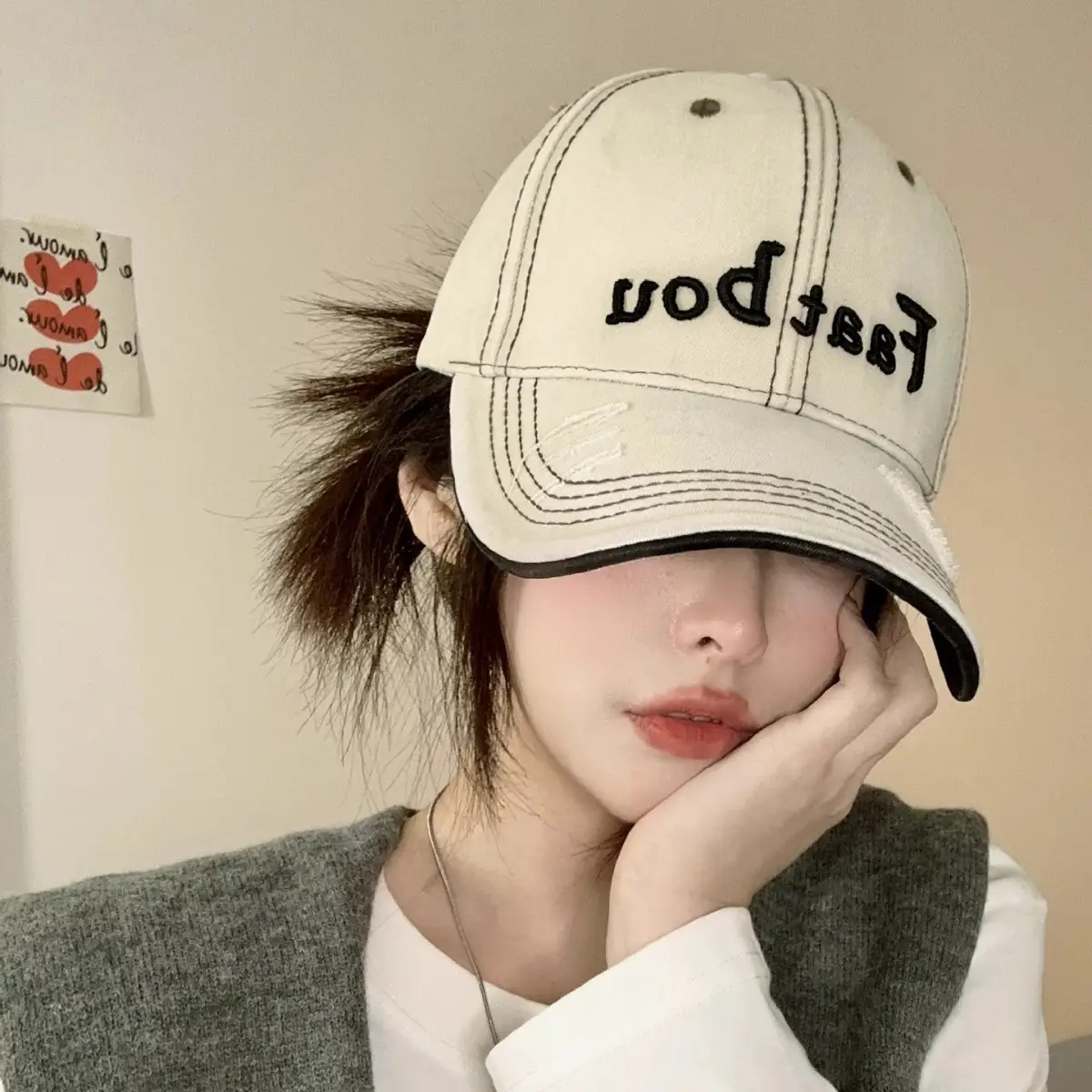 2026 Unisex Embroidered Baseball Cap with Wide Brim - Image 11