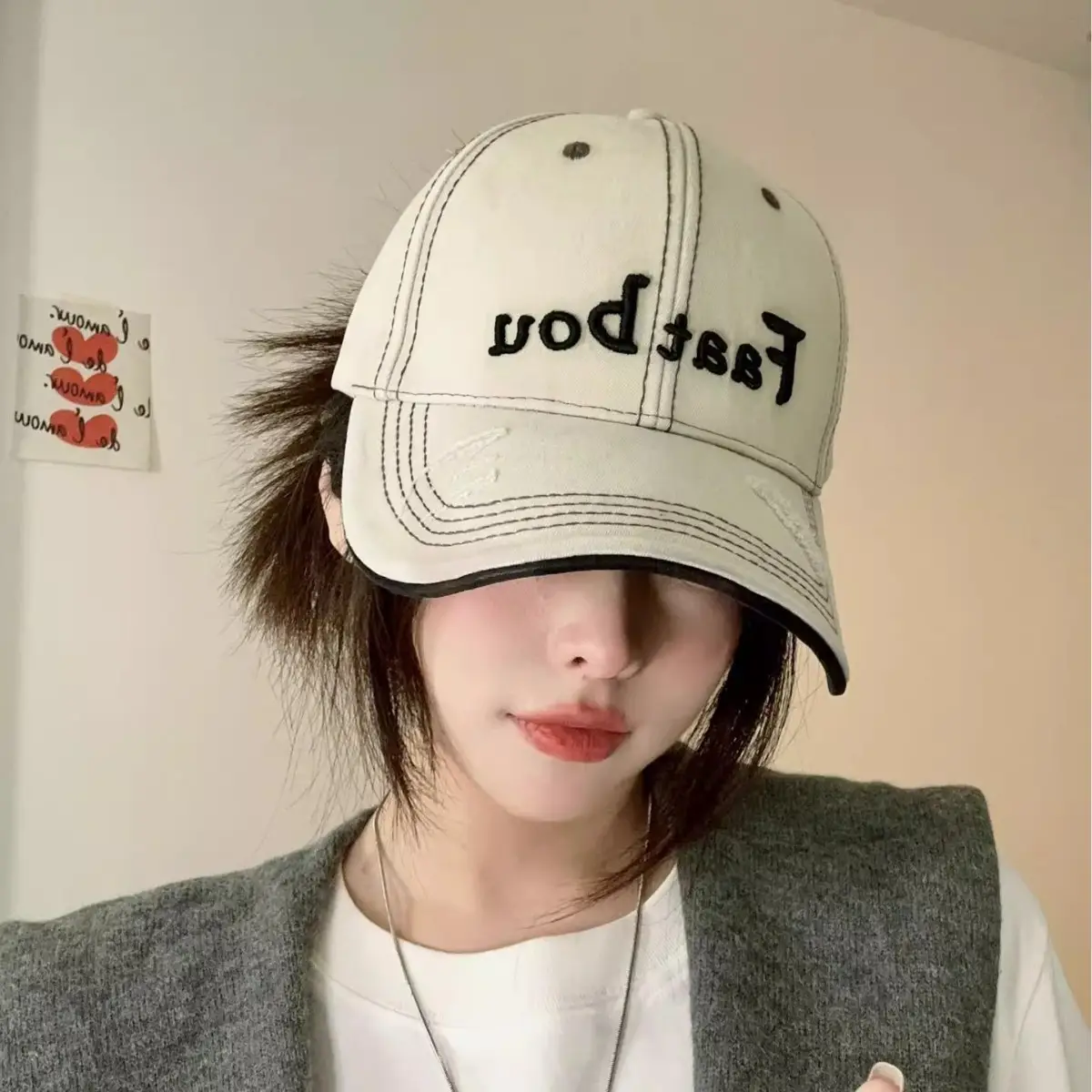 2026 Unisex Embroidered Baseball Cap with Wide Brim - Image 12