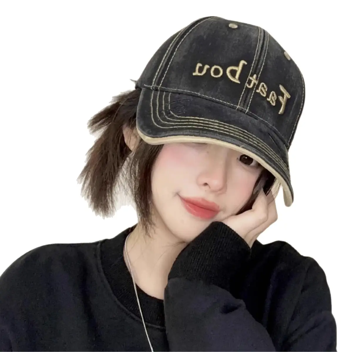 2026 Unisex Embroidered Baseball Cap with Wide Brim - Image 13