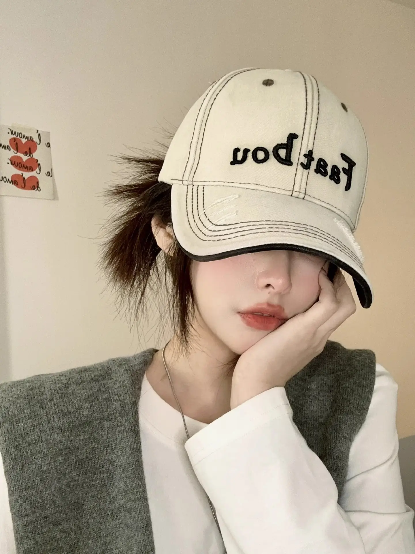 2026 Unisex Embroidered Baseball Cap with Wide Brim — feature 1