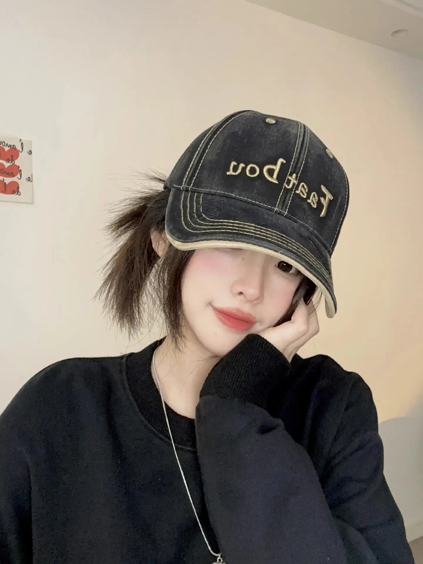 2026 Unisex Embroidered Baseball Cap with Wide Brim — feature 4