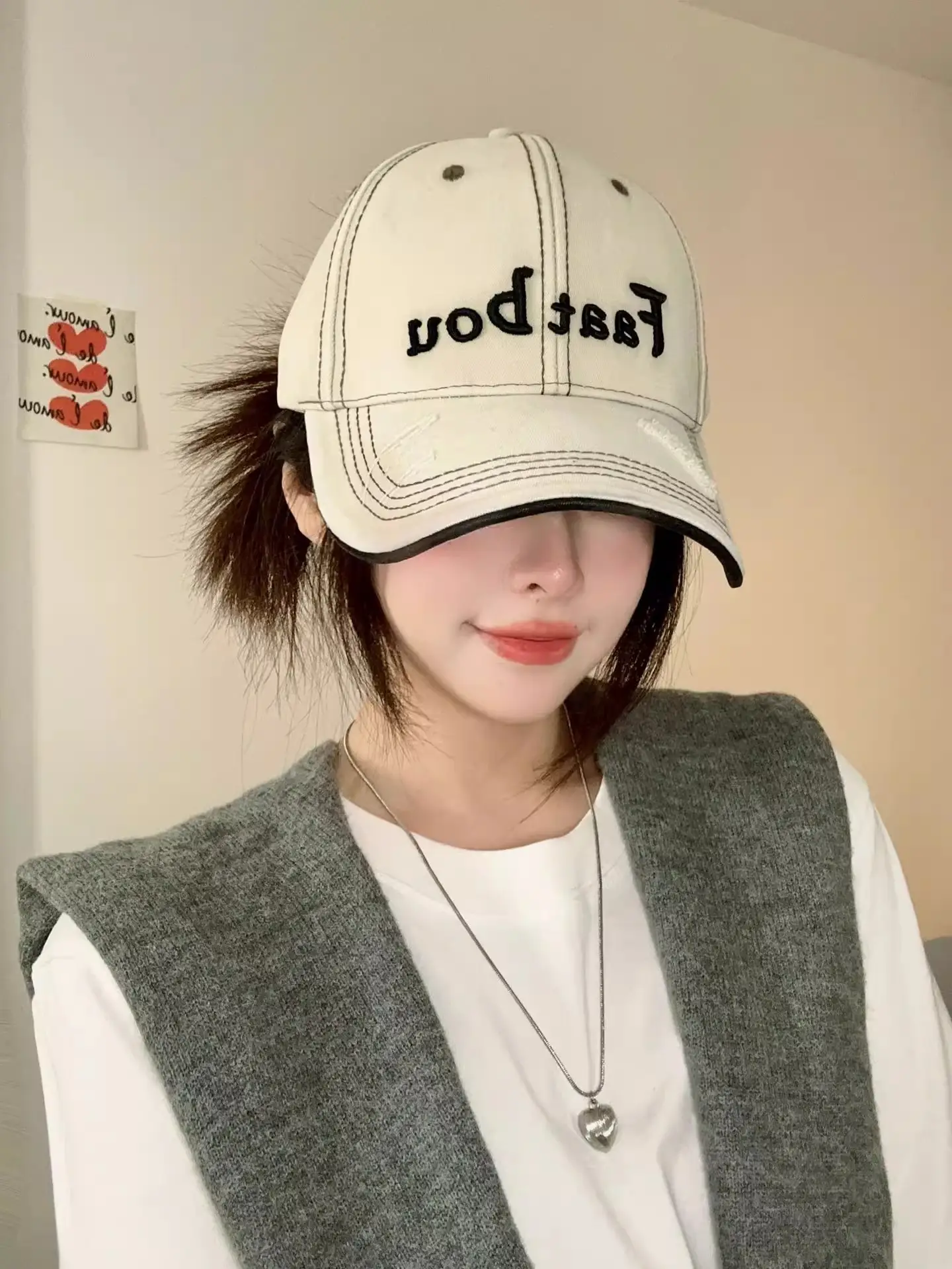 2026 Unisex Embroidered Baseball Cap with Wide Brim — feature 7