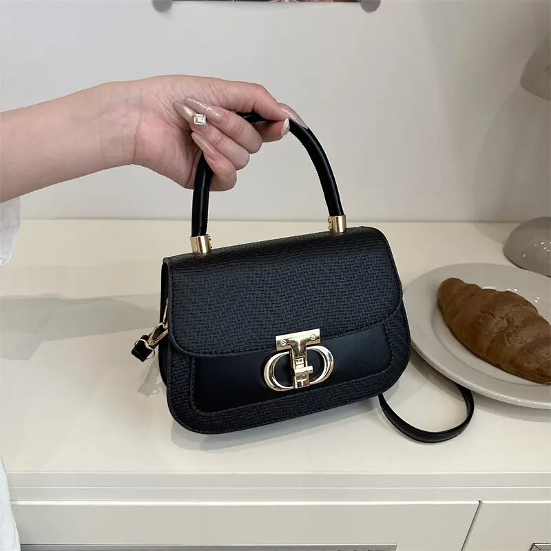 Pink Gold Plated Women's Shoulder Bag 2025 New Style