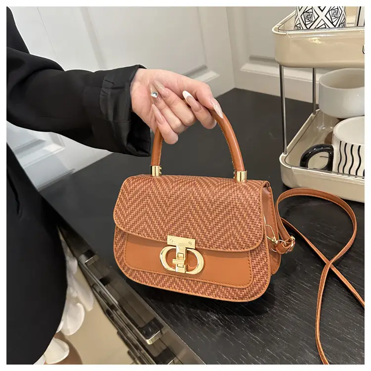 Pink Gold Plated Women's Shoulder Bag 2025 New Style — feature 11