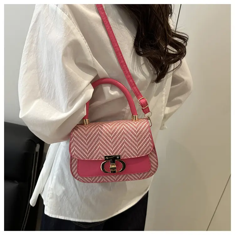 Pink Gold Plated Women's Shoulder Bag 2025 New Style — feature 15