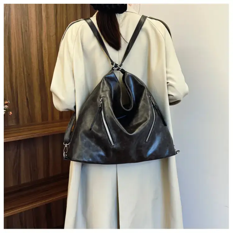 Trendy Brown Large Capacity Tote Bag for Women — feature 11