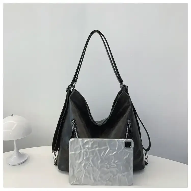 Trendy Brown Large Capacity Tote Bag for Women — feature 18
