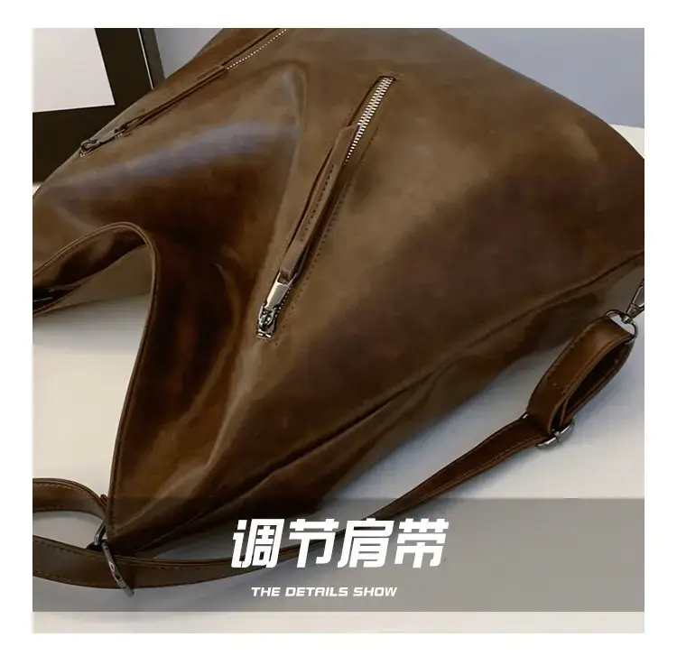 Trendy Brown Large Capacity Tote Bag for Women — feature 6