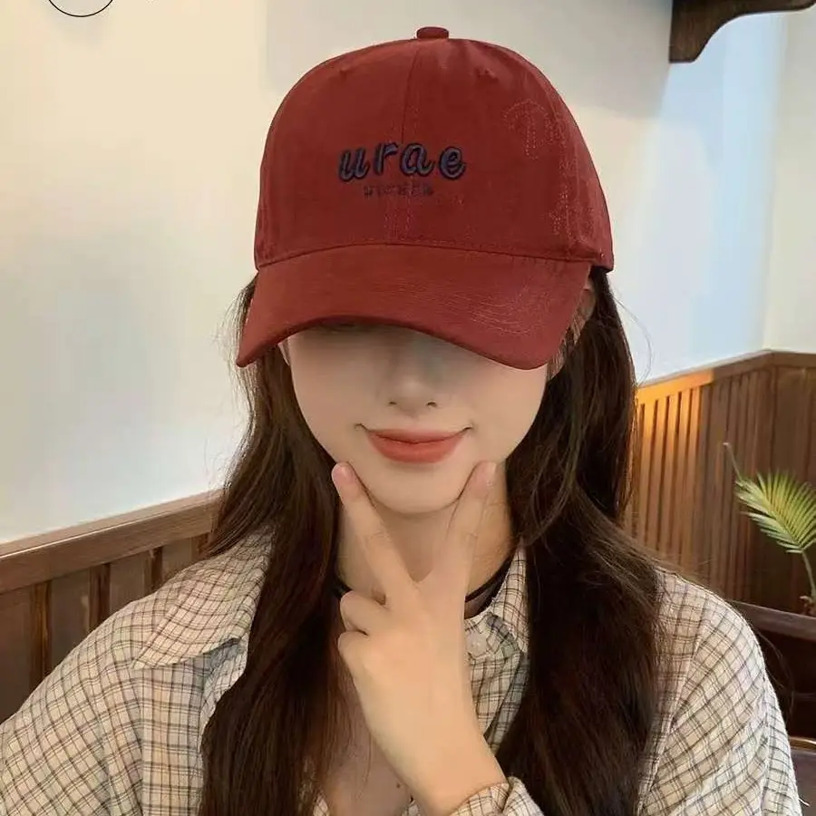 Women's Beige Baseball Cap with Sun Protection & Wide Brim - Image 8