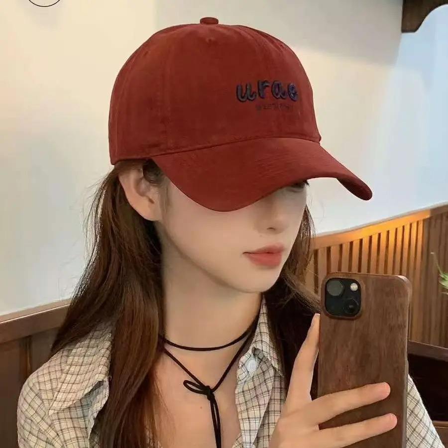 Women's Beige Baseball Cap with Sun Protection & Wide Brim - Image 10