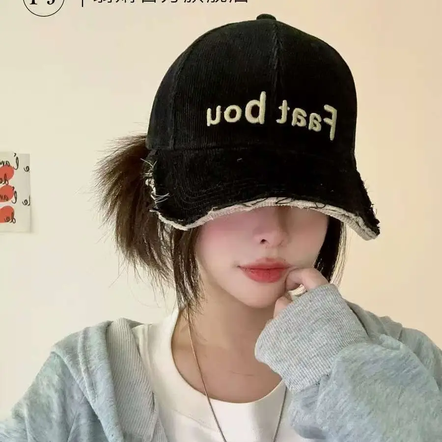Deep-Brimmed Baseball Cap with Soft Top for Autumn Winter Sun Protection Smaller Face - Image 8