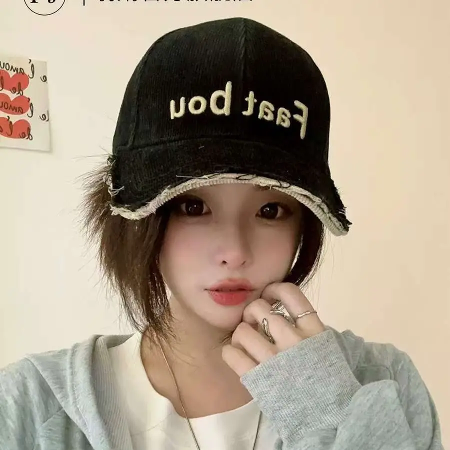 Deep-Brimmed Baseball Cap with Soft Top for Autumn Winter Sun Protection Smaller Face - Image 9