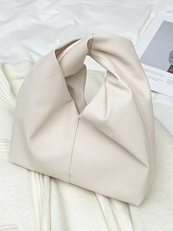 Pink Pleated Shoulder Bag for Women luggage and leather goods - Image 8