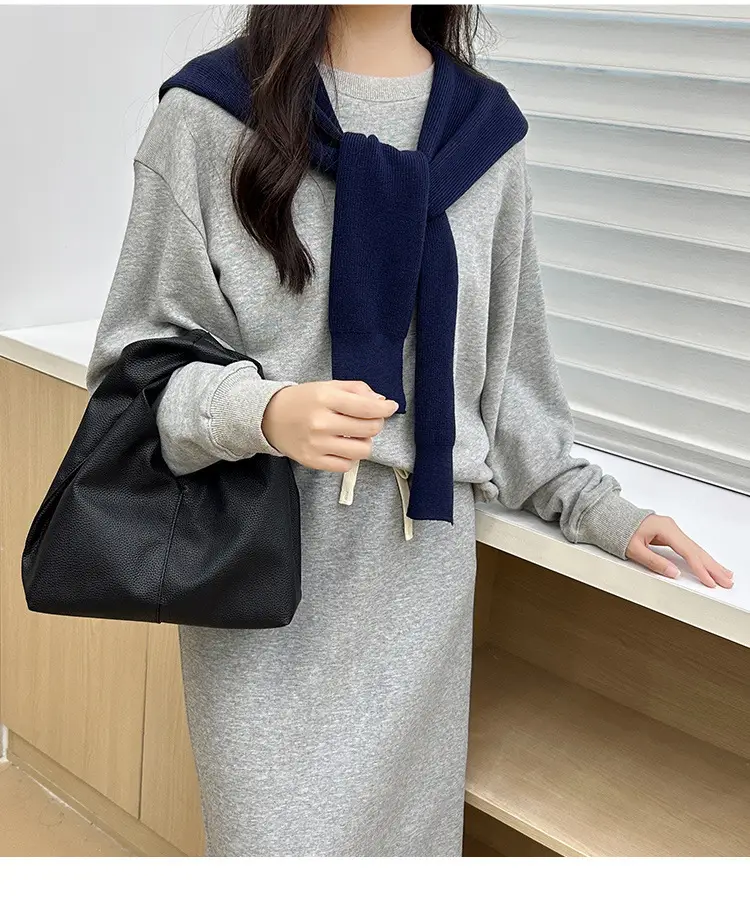 Pink Pleated Shoulder Bag for Women luggage and leather goods — feature 12