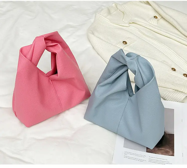 Pink Pleated Shoulder Bag for Women luggage and leather goods — feature 20