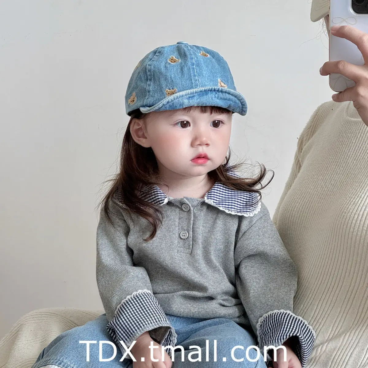 Baby Duckbill Cap Spring Autumn Korean Style Cute Bear Sun Hat Infant Travel Windproof Baseball Cap — feature 5