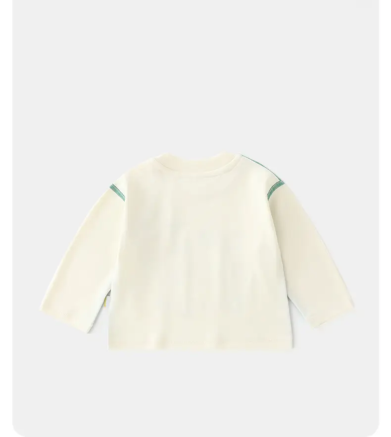 Duuduu Long Sleeve Baby Tops Cream Soft A Small Kids — feature 16