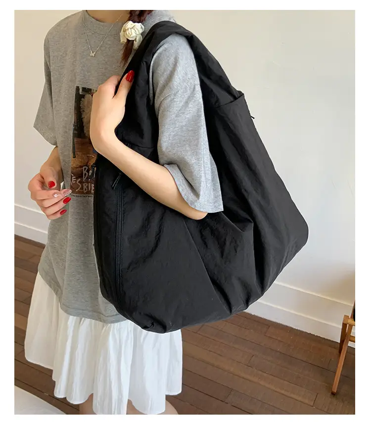 Women's Large Capacity Lazy Style Shoulder Bag Canvas Tote 2025 — feature 14