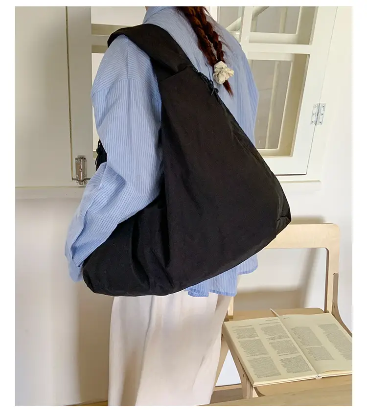 Women's Large Capacity Lazy Style Shoulder Bag Canvas Tote 2025 — feature 21