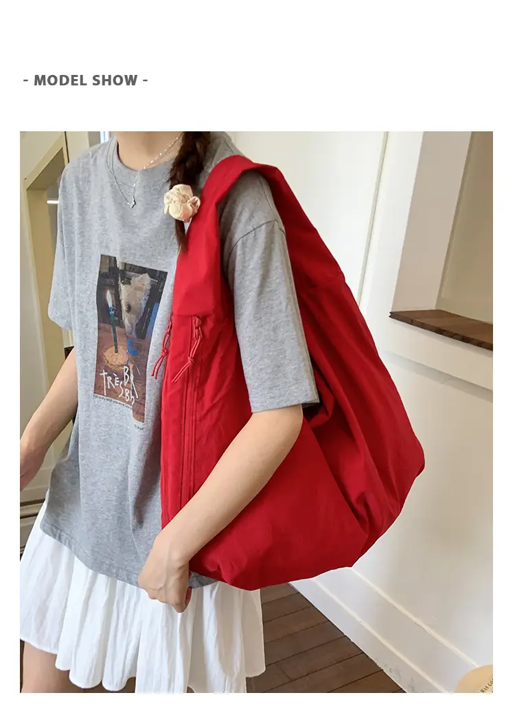 Women's Large Capacity Lazy Style Shoulder Bag Canvas Tote 2025 — feature 8