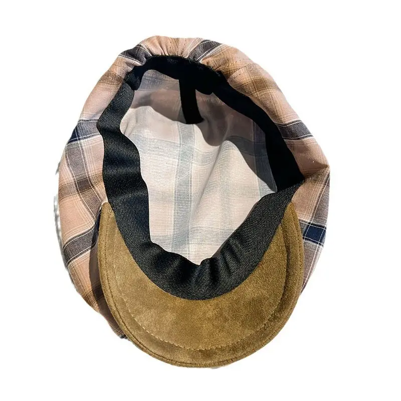Japanese Y2K Tie-Dye Forward Cap Women's Retro Plaid Baseball Cap - Image 19