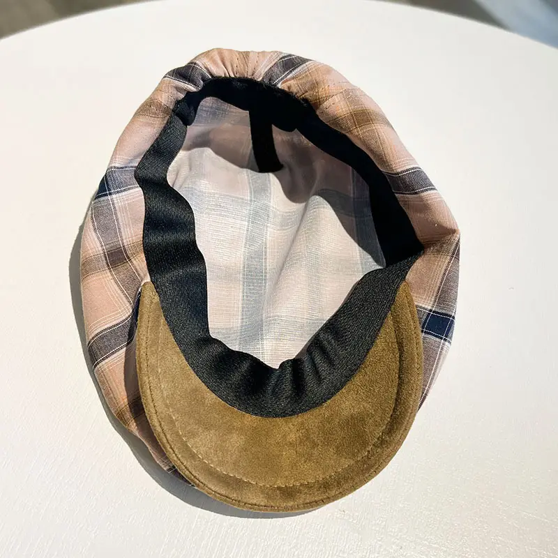 Japanese Y2K Tie-Dye Forward Cap Women's Retro Plaid Baseball Cap — feature 11