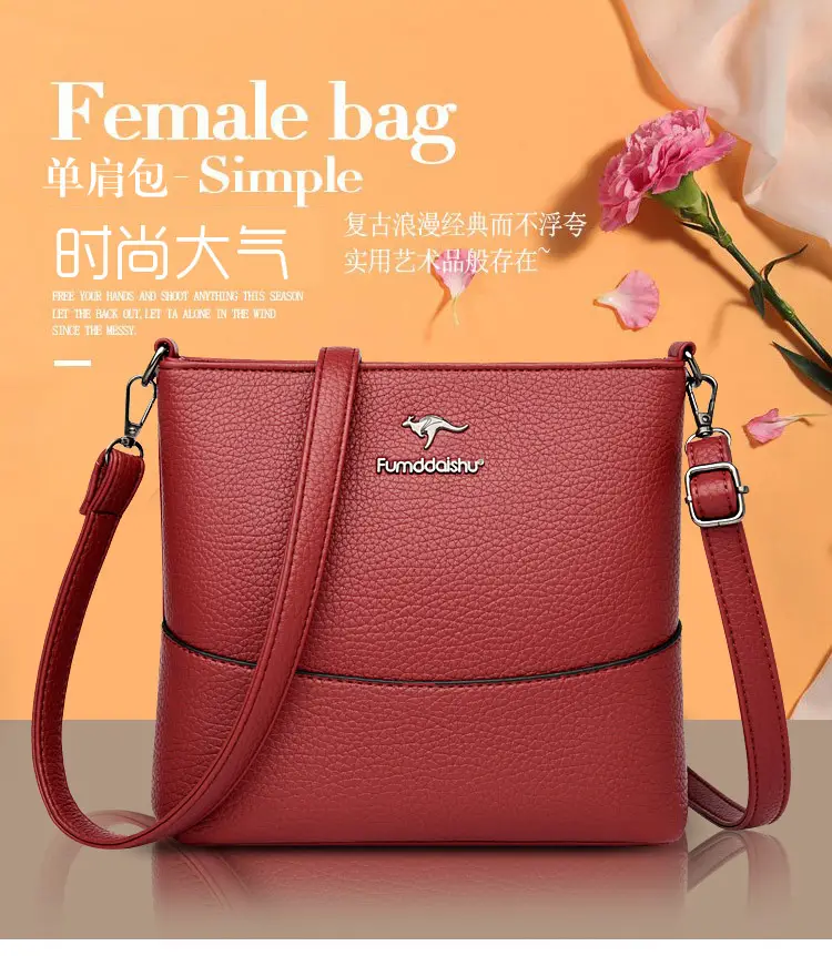 Women's Black Crossbody Bag Large Capacity New Shoulder Fashion — feature 1