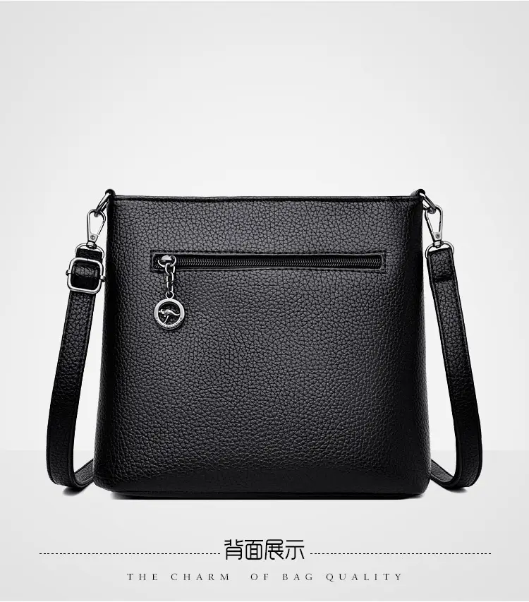 Women's Black Crossbody Bag Large Capacity New Shoulder Fashion — feature 16