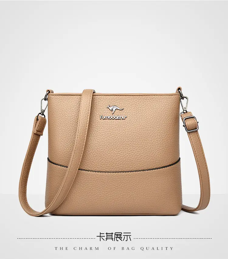 Women's Black Crossbody Bag Large Capacity New Shoulder Fashion — feature 21