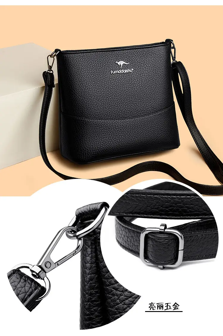 Women's Black Crossbody Bag Large Capacity New Shoulder Fashion — feature 4