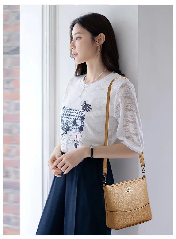 Women's Black Crossbody Bag Large Capacity New Shoulder Fashion — feature 8