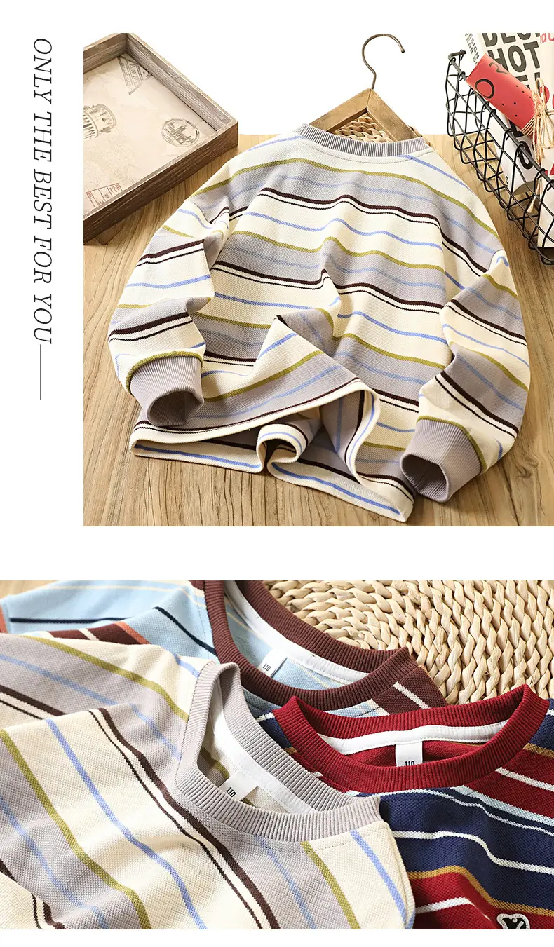 Boys Striped Cotton T-Shirts Medium Large 2026 — feature 17