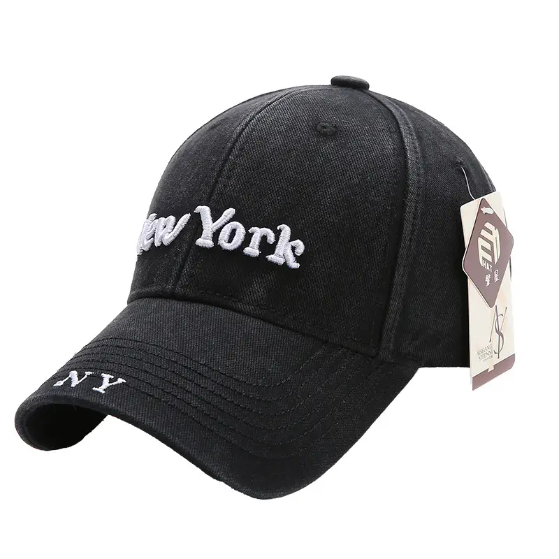 New York Embroidered Baseball Cap for Women Large Head - Image 12