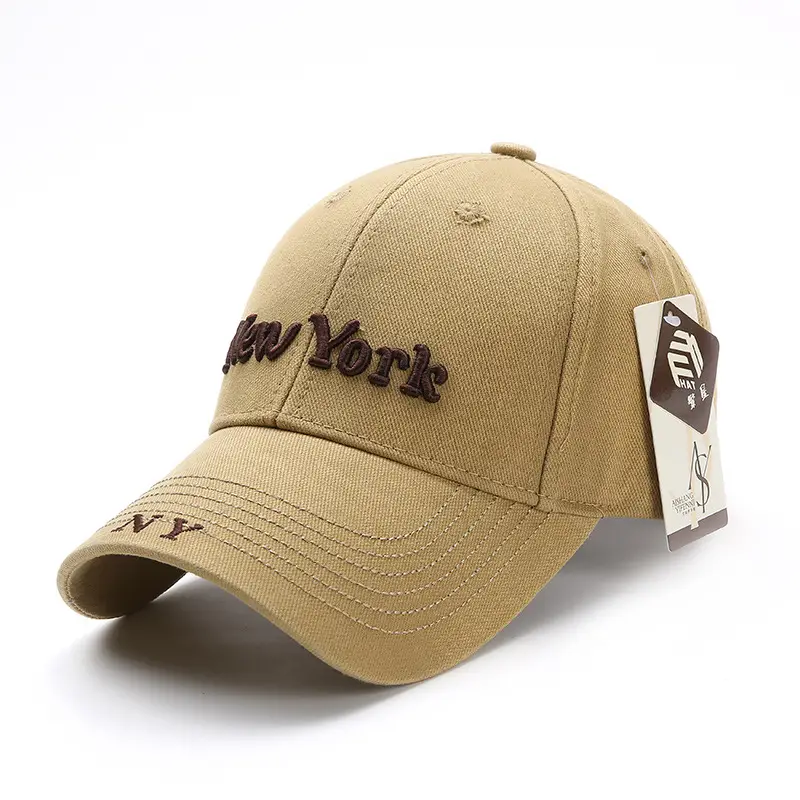 New York Embroidered Baseball Cap for Women Large Head - Image 4