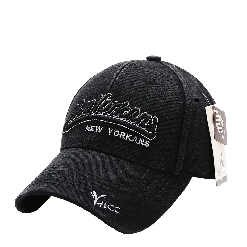 Korean Style Embroidered Baseball Cap for Women Men - Image 12
