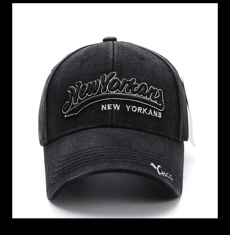Korean Style Embroidered Baseball Cap for Women Men — feature 14