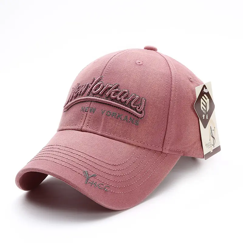 Korean Style Embroidered Baseball Cap for Women Men - Image 5