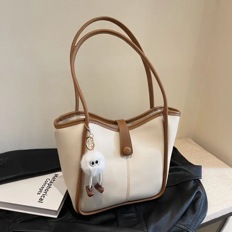 High-End Brown Leather Shoulder Bag 2025 New - Image 6