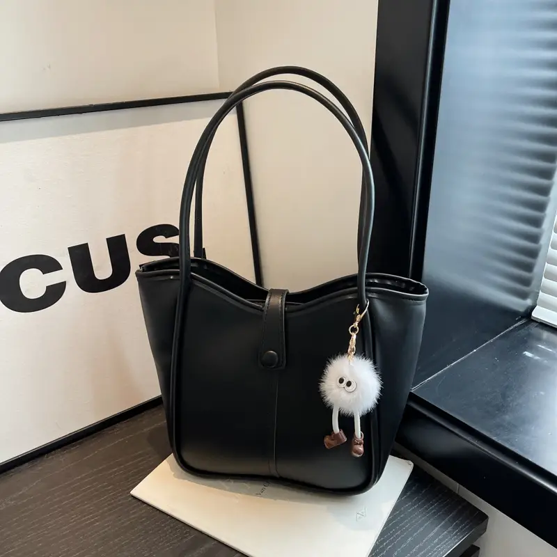 High-End Brown Leather Shoulder Bag 2025 New - Image 7