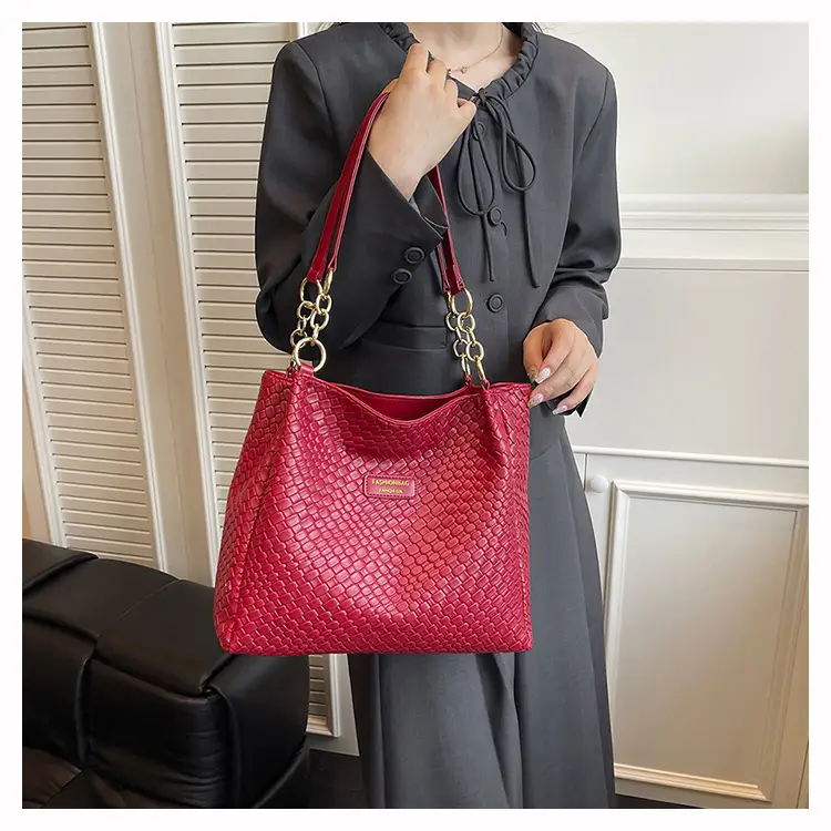 Green Woven Textured Shoulder Bag for Women — feature 17