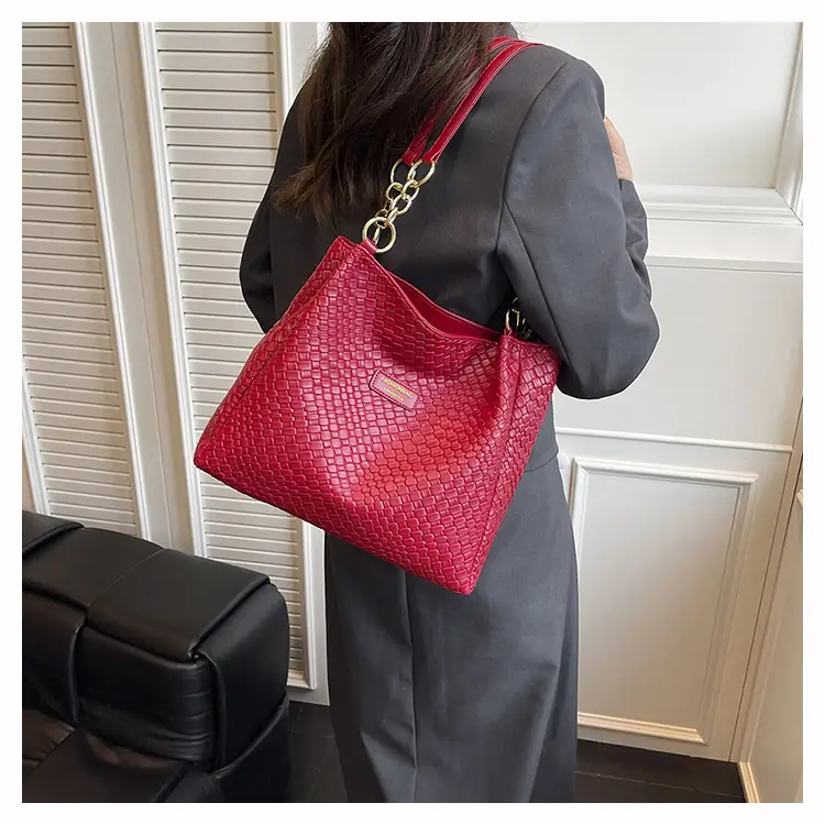 Green Woven Textured Shoulder Bag for Women — feature 18