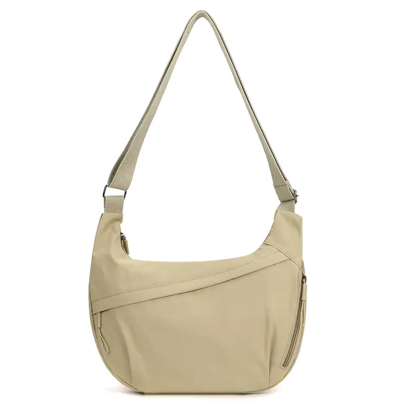 Brown Crossbody Bag Large Capacity Women Commuter Shoulder Bag
