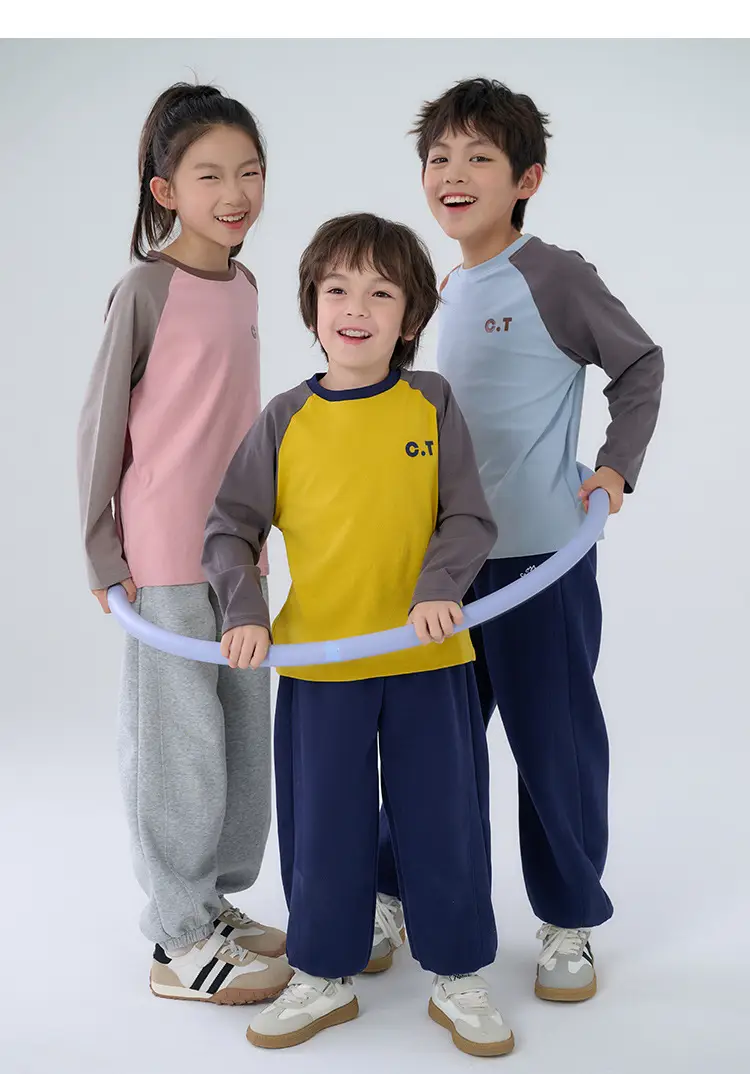 Cotton Long Sleeve T-Shirt for Boys Baby Tops with Infrared Heating — feature 17