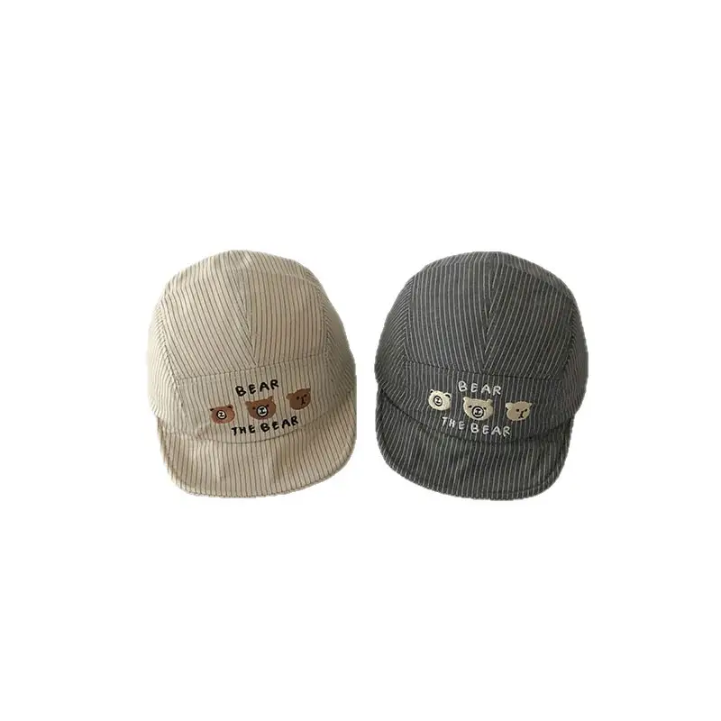 Baby Cap Bear Print Soft Bristle Baseball Hat - Image 9